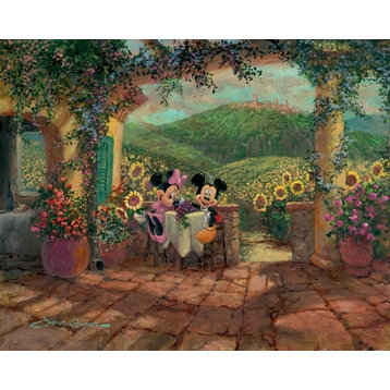 Disney Fine Art Tuscan Love by James Coleman, Gallery Wrapped Giclee