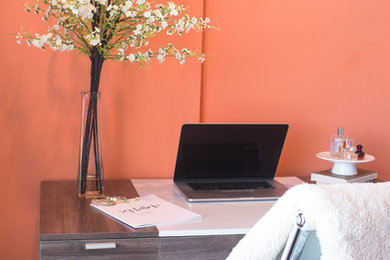 Trendy home office photo in Miami
