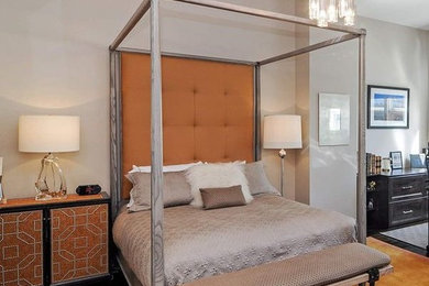 Eclectic bedroom photo in Chicago
