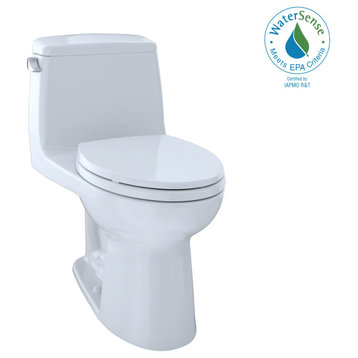 TOTO Eco UltraMax 1.28 GPF ADA Compliant One-Piece Elongated Toilet, Cotton