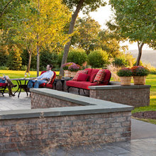 Raised patio