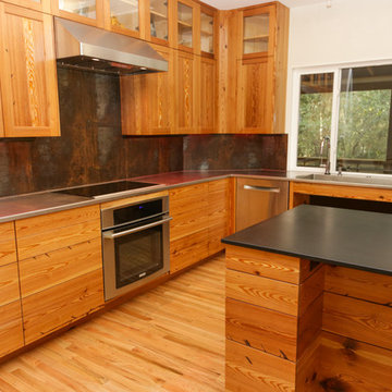 Heart Pine Kitchen