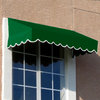 Awntech 3' San Francisco Acrylic Fabric Fixed Awning, Forest