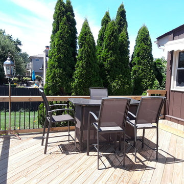 Wood Deck Design in Oak Forest, IL