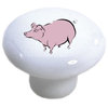 Pig Farm Animal Ceramic Knob