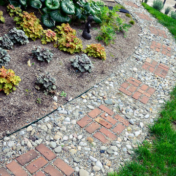 Brick & Stone Garden Path