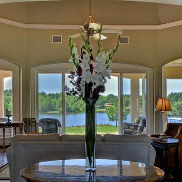 French Chateauesque Lake Home