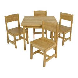 Tino Farmhouse Table W/Chairs by Kidkraft - Kids Tables And Chairs
