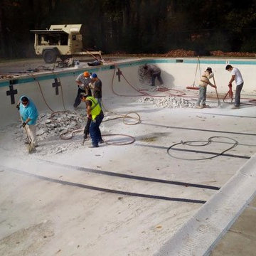 Fully renovated main pool and wading pool