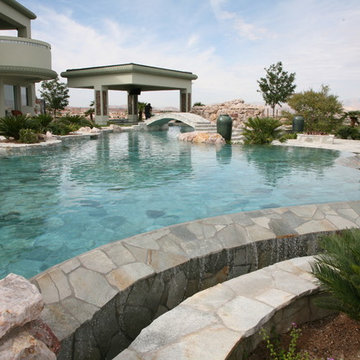 Negative Edge & Perimeter Overflow Pools in Las Vegas, Poolscapes LLC