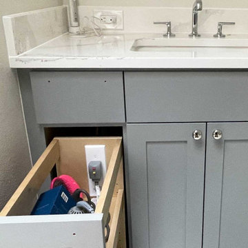 Bathroom Vanity In-Drawer Outlets