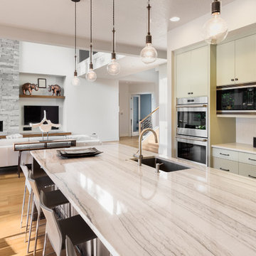 Light Pistachio Green Kitchen