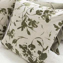 Suzanne Dimma Terrace Olive Cushion - Decorative Pillows