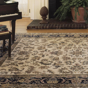 New Hope PA Bucks County Formal Living with Oriental Rug from Nejad Rugs