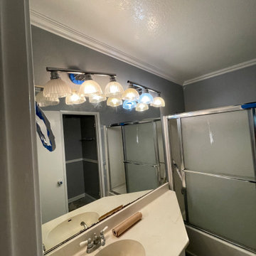 Condo Facelift, paint, smooth ceiling, can lights