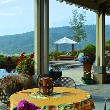California Craftsman Hillside Garden