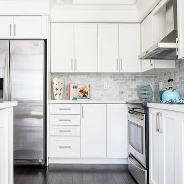 High Key White Modern Kitchen Photo-Shoot