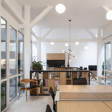 Transformation d’un atelier d’artiste en  bureaux pour CREAMINAL- Paris 10e