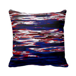 "Red Boat" JTG Art Pillow - Decorative Pillows