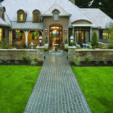 sidewalk and driveway