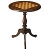Beaumont Lane Round Game Table in Dark Brown