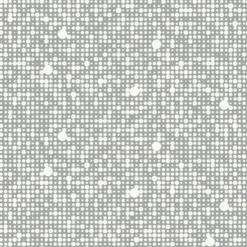 Gray Polka Dot Peel and Stick Wallpaper