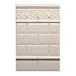 Beveled Bone Subway Tile 3x6 - Tile