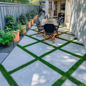 Modern Geometric Oasis: A Contemporary Backyard Retreat | Dallas, TX