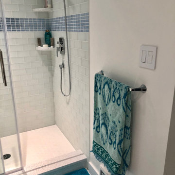 Main bathroom, midcentury modern home
