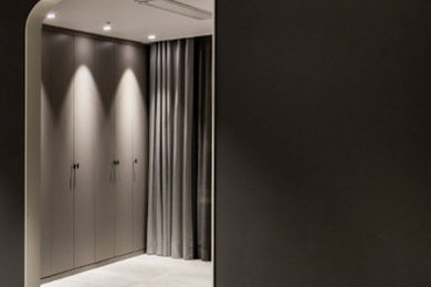 Bedroom - modern bedroom idea in Other