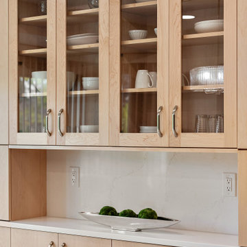 Showplace EVO Frameless Milan Kitchen & Laundry in Natural Maple