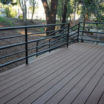 Burned Deck Rebuild with Trex Decking – Carmichael, CA