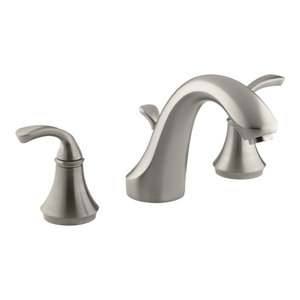 Kohler Forte Bath Or Deck Mount Valve Trim With Sculpted Lever Handles Transitional Bathtub Faucets By Hrd International Marketing Corp