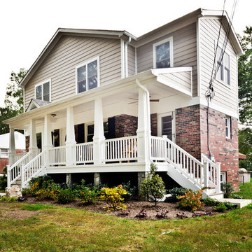 Overhaul Converts Classic Rambler to A Modern Yet Classic Family Home in Fairfax