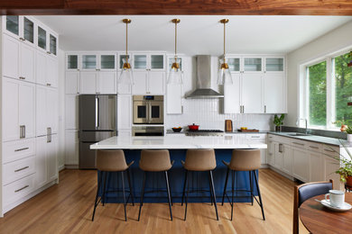 Example of a transitional kitchen design in DC Metro