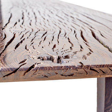 Bog Oak 800 6500 years old Cracks