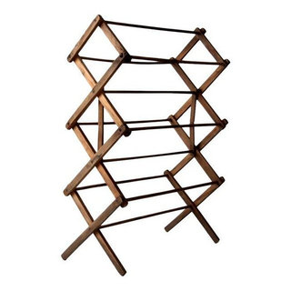 Consigned, Antique Wood Drying Rack - Transitional - Drying Racks - by 86  Vintage | Houzz