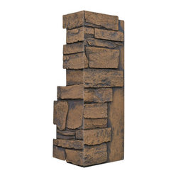 144-BRECKENRIDGE DEEP WIDE STACKED CORNER 24"H X 11"W X 1 1/4"D - Wall Panels