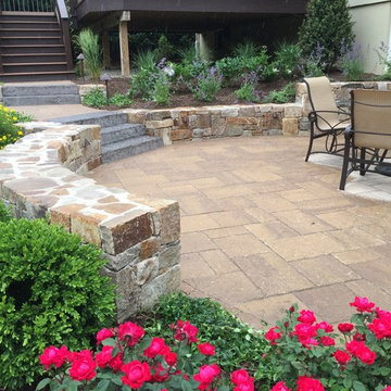 Walkout basement patio project in Short Hills, NJ