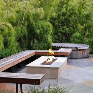 75 Beautiful Asian Outdoor Design With A Fire Pit Pictures Ideas