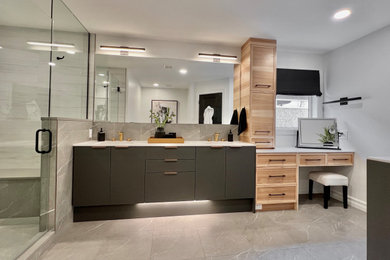 Inspiration for a bathroom remodel in Edmonton