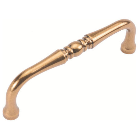 Belwith Hickory 3-1/2 In. Williamsburg Satin Rose Gold Pull P3059-SRG Hardware