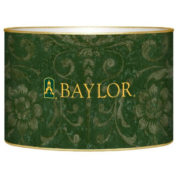 L3121-Baylor with Bear on Green Crock Letter Box
