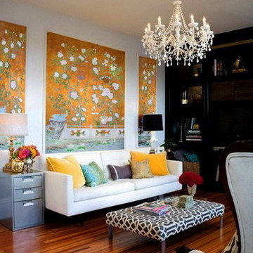 hand painted wallpaper project show