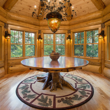 Big Moose, New York Log Home