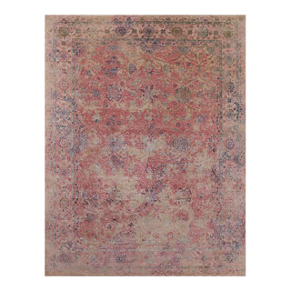 Atira Brown Checkered Area Rug