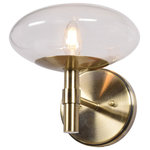 Access Lighting - Grand Wall Sconce, Brushed Brass - Access Lighting is a contemporary lighting brand in the home-furnishings marketplace.  Access brings modern designs paired with cutting-edge technology. We curate the latest designs and trends worldwide, making contemporary lighting accessible to those with a passion for modern lighting.