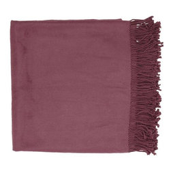 Tian Tian Collection Plum Throw by Surya - Throws
