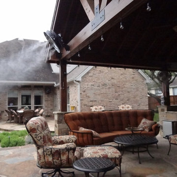 Outdoor Living Space High Pressure Misting Fans