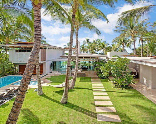 Contemporary Hawaii Landscape Ideas, Designs, Remodels & Photos